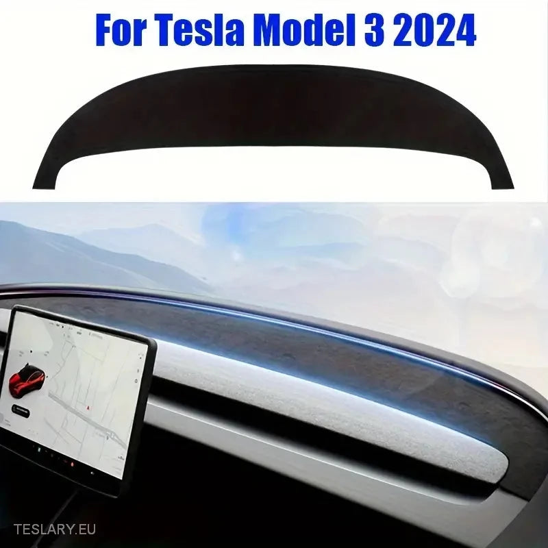 Tesla Model 3 Highland Dash Cover Mat - Tesla Shop Europe - TESLARY.IE Ireland - France boutique- Deutschland Geschäft- España comercio - Nederland winkel- TESLARY.IE