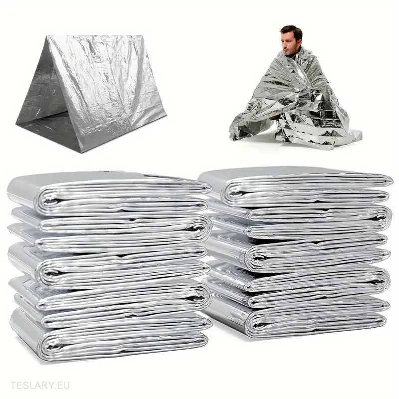 Emergency Thermal Blankets - Outdoor Survival -TESLARY.IE Tesla Shop Europe