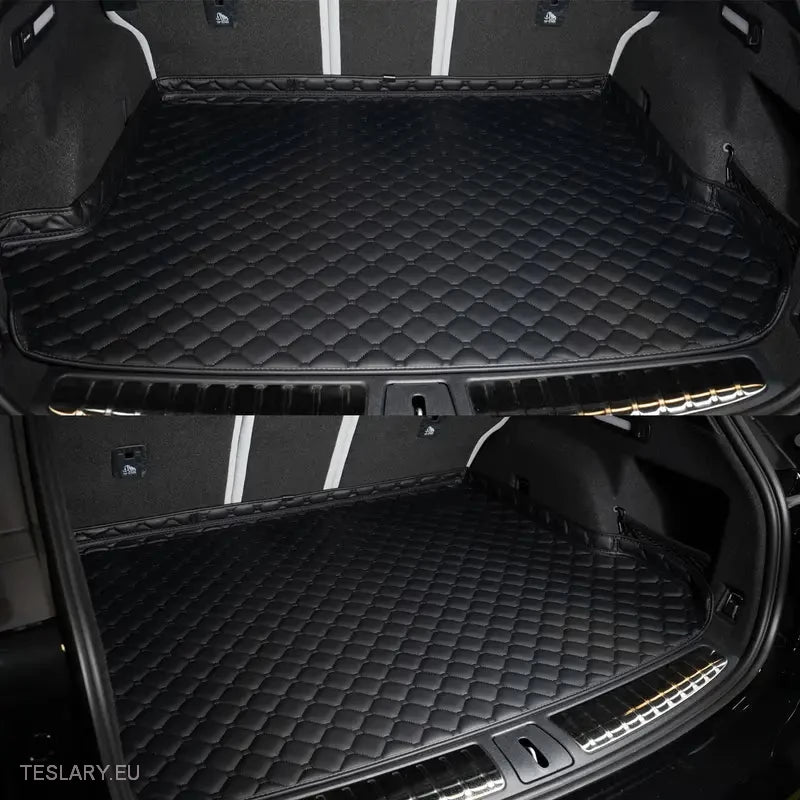 Tesla Y PU Leather Trunk Mats - Tesla Shop Europe - TESLARY.IE Ireland - France boutique- Deutschland Geschäft- España comercio - Nederland winkel- TESLARY.IE