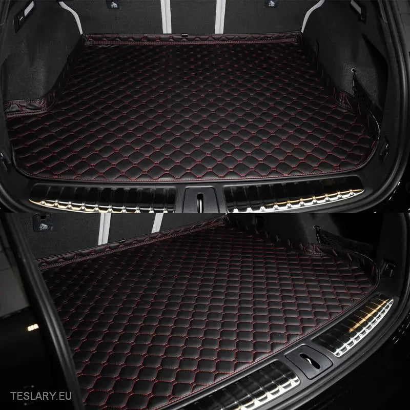 Tesla Y PU Leather Trunk Mats - Tesla Shop Europe - TESLARY.IE Ireland - France boutique- Deutschland Geschäft- España comercio - Nederland winkel- TESLARY.IE