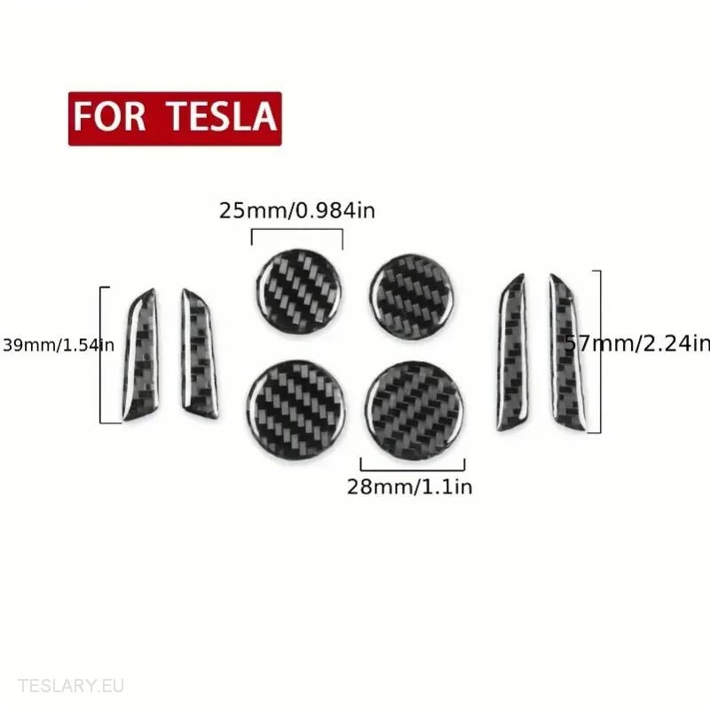 Tesla Model 3 / Y Seat Control Button Protective Covers -TESLARY.IE Tesla Shop Europe