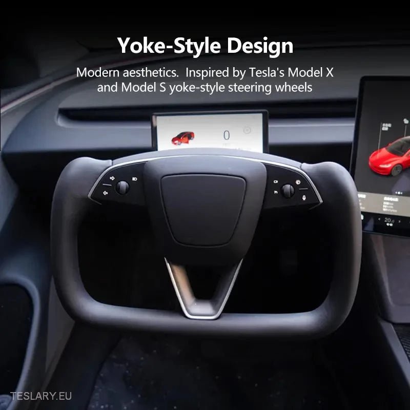 Tesla Yoke Style Stering Wheal per Model 3 Highland