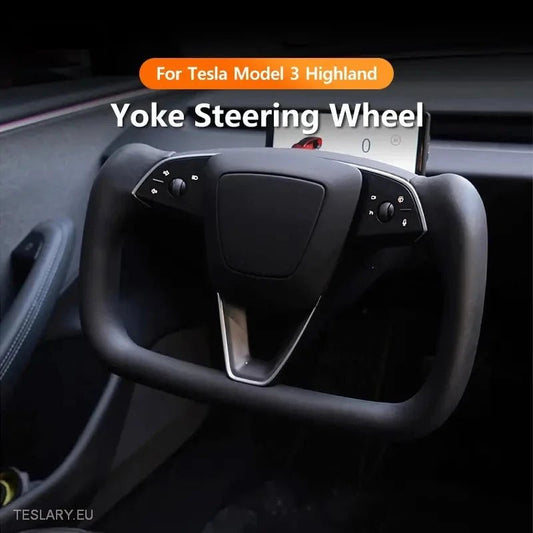 Tesla Yoke Style Stering Wheal per Model 3 Highland