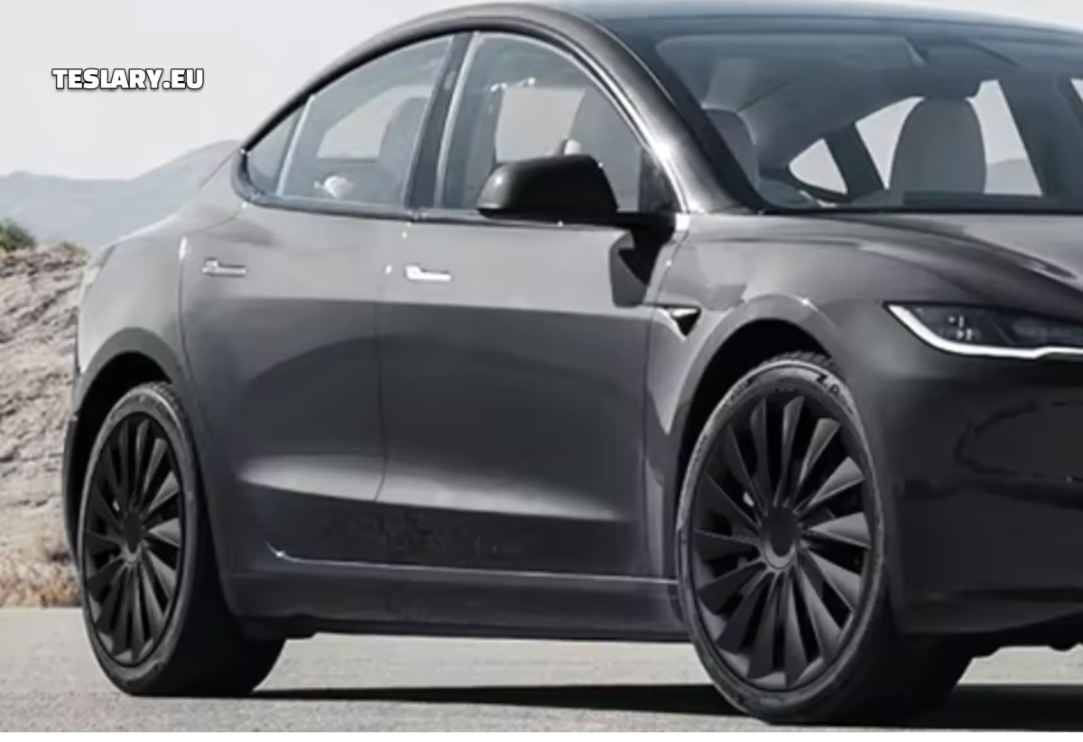 18 "Tesla Model 3+ Highland Performance Indukcja Indukcja Okładki kół - jasna czarna