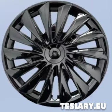 18 "Tesla Model 3+ Highland Performance Induction Style Wheel Covers -Gloss Black