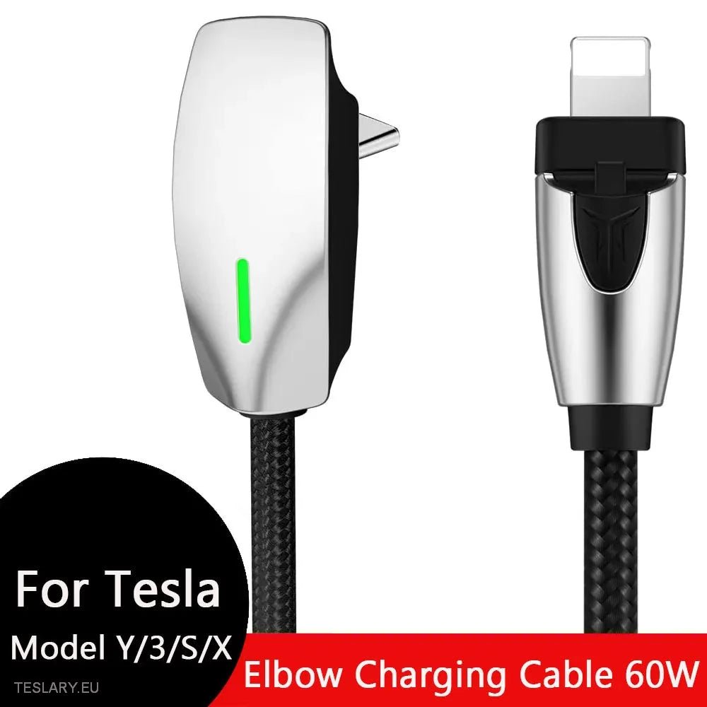 Premium USB-C Cables for Apple and Android Phones - Tesla Y/3X/S -TESLARY.IE Tesla Shop Europe