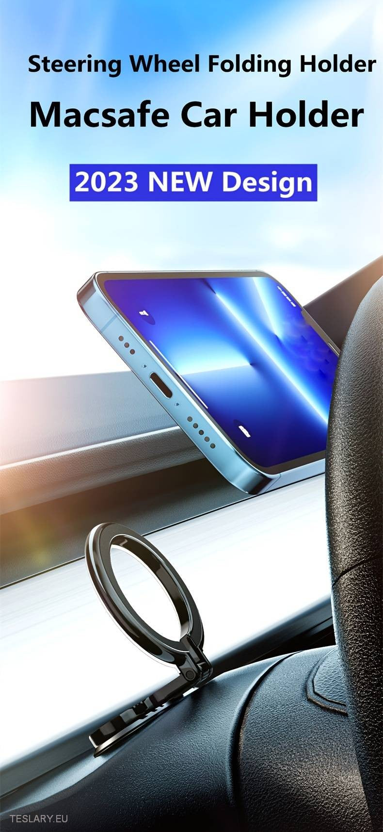 Magnetic Phone Holder for Tesla Models Y & 3 -TESLARY.IE Tesla Shop Europe