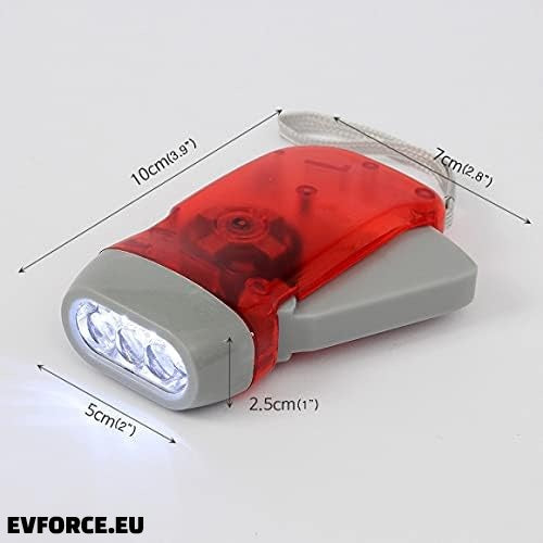 3 LED Dynamo Wind Up Flashlight 6-TESLARY.IE Tesla Shop Europe