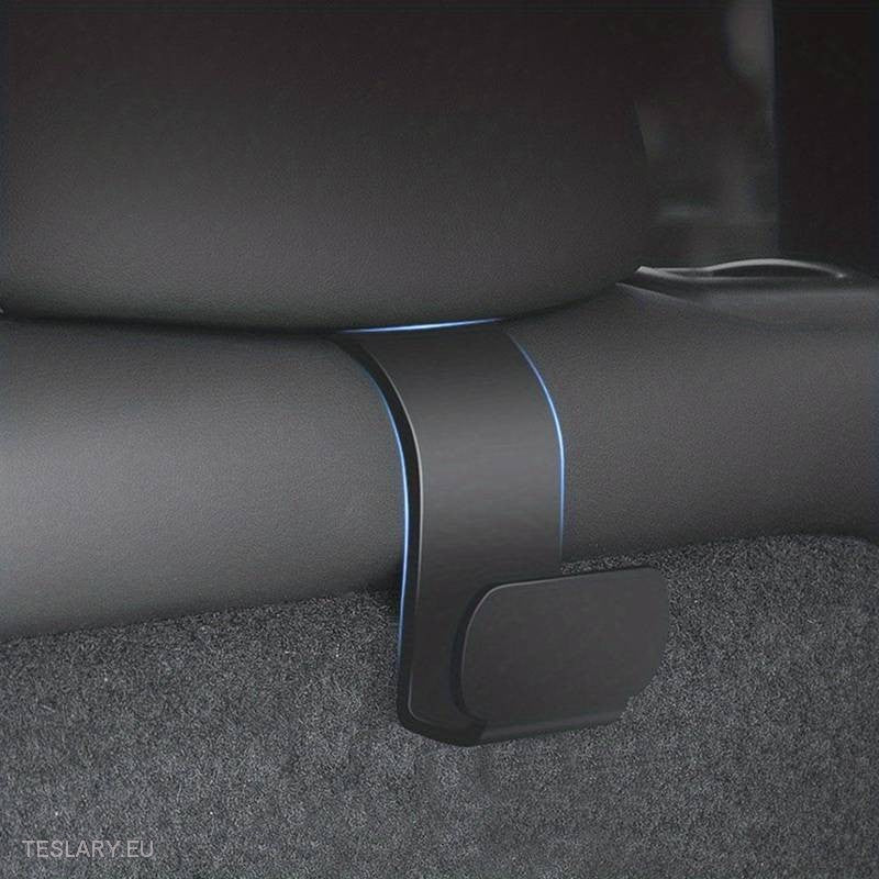 Trunk Hooks for the Tesla Model Y Rear Seat Headrests - Tesla Shop Europe - TESLARY.IE Ireland - France boutique- Deutschland Geschäft- España comercio - Nederland winkel- TESLARY.IE