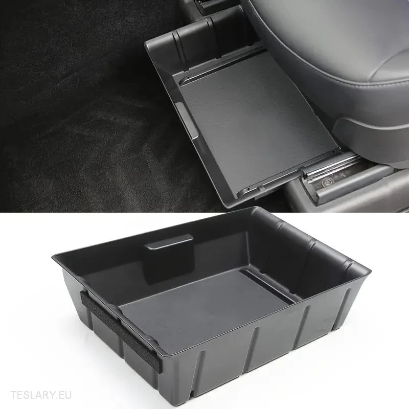 Seat Tray Organisers for Tesla Y - White or Black -TESLARY.IE Tesla Shop Europe