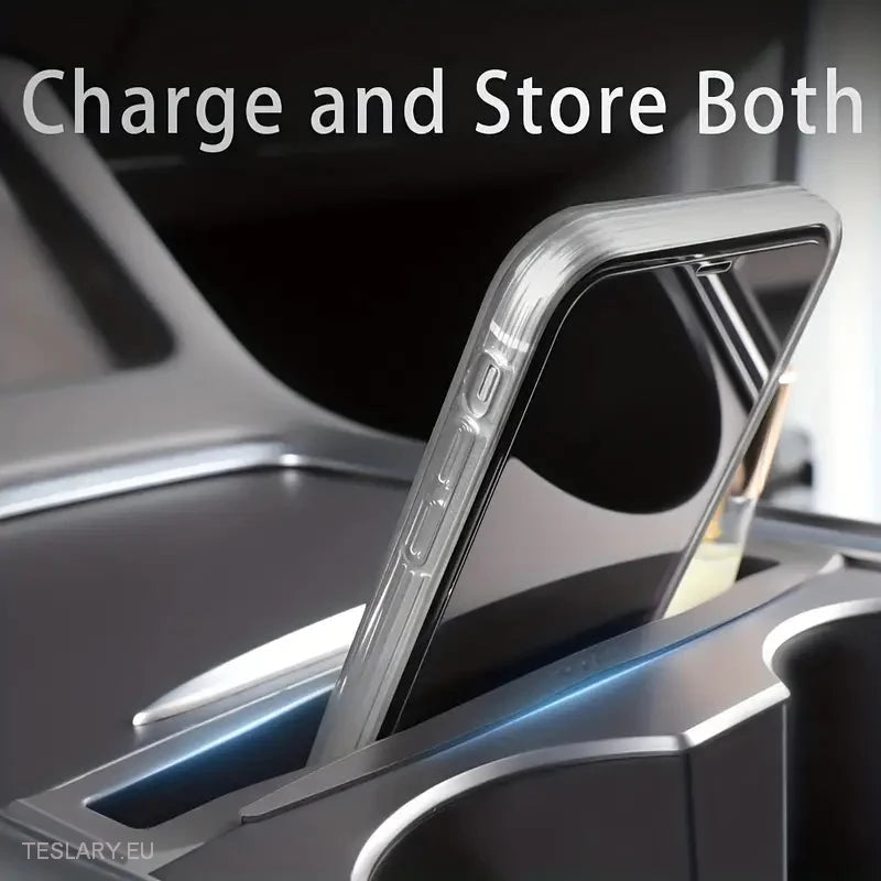 Centre Console Organiser & Phone Holder for Tesla  Model 3 / Y -TESLARY.IE Tesla Shop Europe