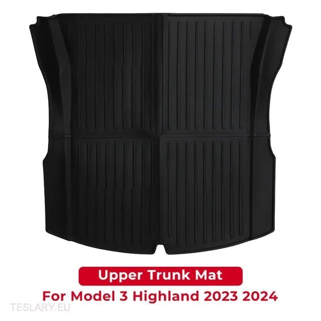 Tesla Model 3 Highland TPE Rear Trunk Mat - Tesla Shop Europe - TESLARY.IE Ireland - France boutique- Deutschland Geschäft- España comercio - Nederland winkel- TESLARY.IE