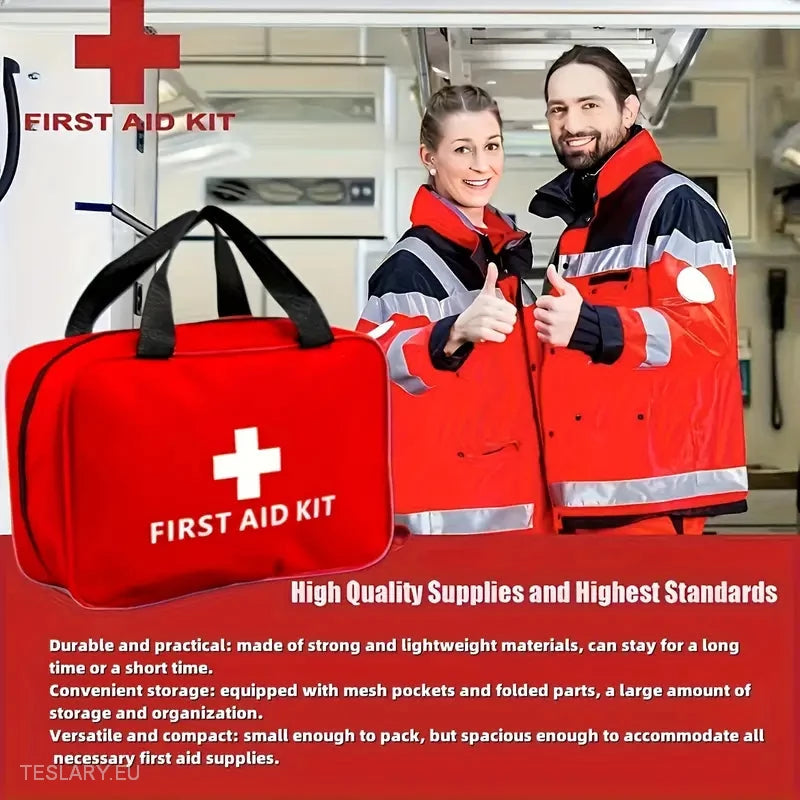 Compact Emergency First Aid Kit for your Tesla Car -TESLARY.IE Tesla Shop Europe