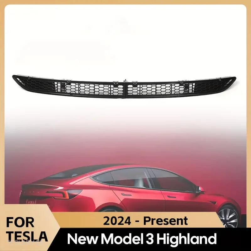 Grila frontală Tesla Model 3/Y Aerisire cu plasă - negru