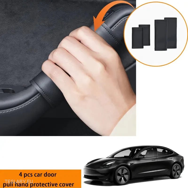 Tesla Model 3 / Y PU Leather Protective Handghends