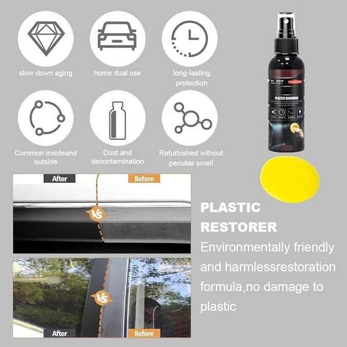 Universal Plastic Revitalizing Restorer voor Tesla, BYD, VW, MG & andere EV's