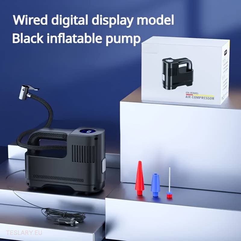 Portable 12 Volt Compressor with Digital Readout -TESLARY.IE Tesla Shop Europe