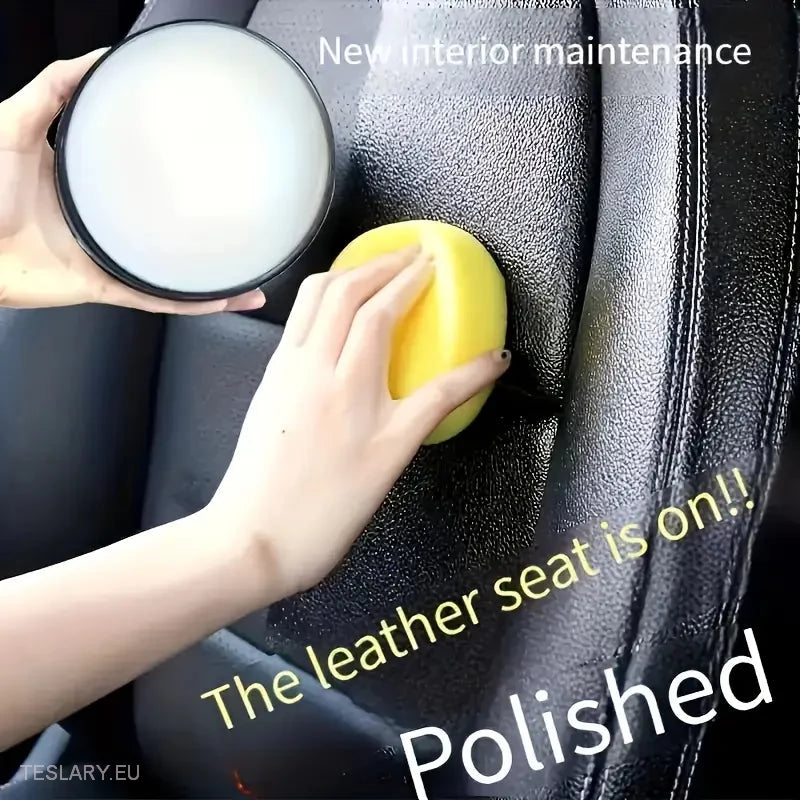 Leather Cleaning Cream for Tesla PU Leather Seats and Interior -TESLARY.IE Tesla Shop Europe