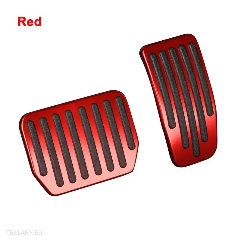 Performance Upgrade Tesla 3 / Y Non Slip Aluminium Foot Pedals -TESLARY.IE Tesla Shop Europe