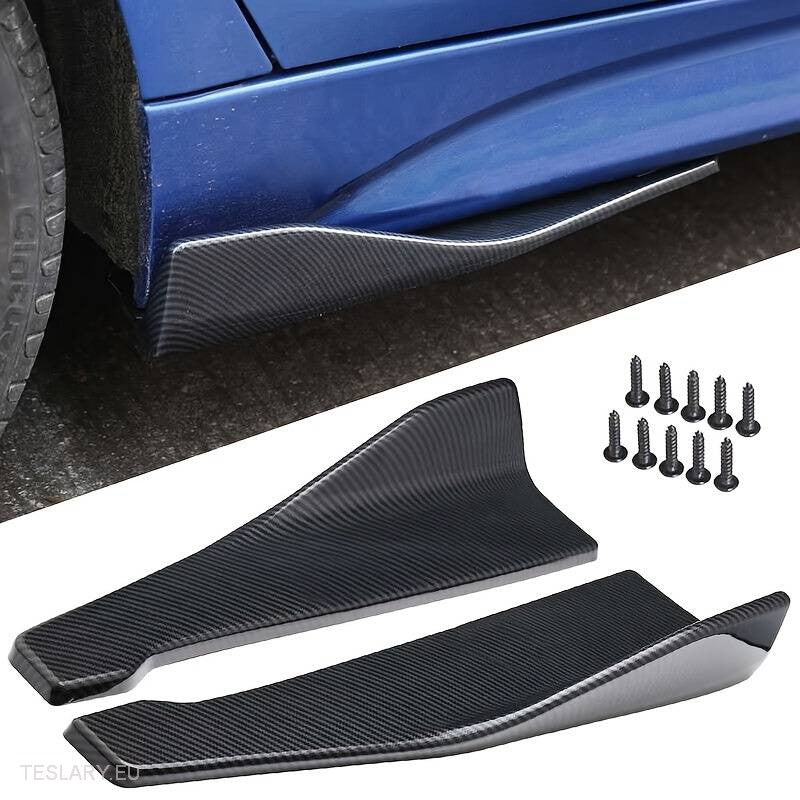 Side Skirt Carbon Fiber Body Trim ( Universal ) -TESLARY.IE Tesla Shop Europe