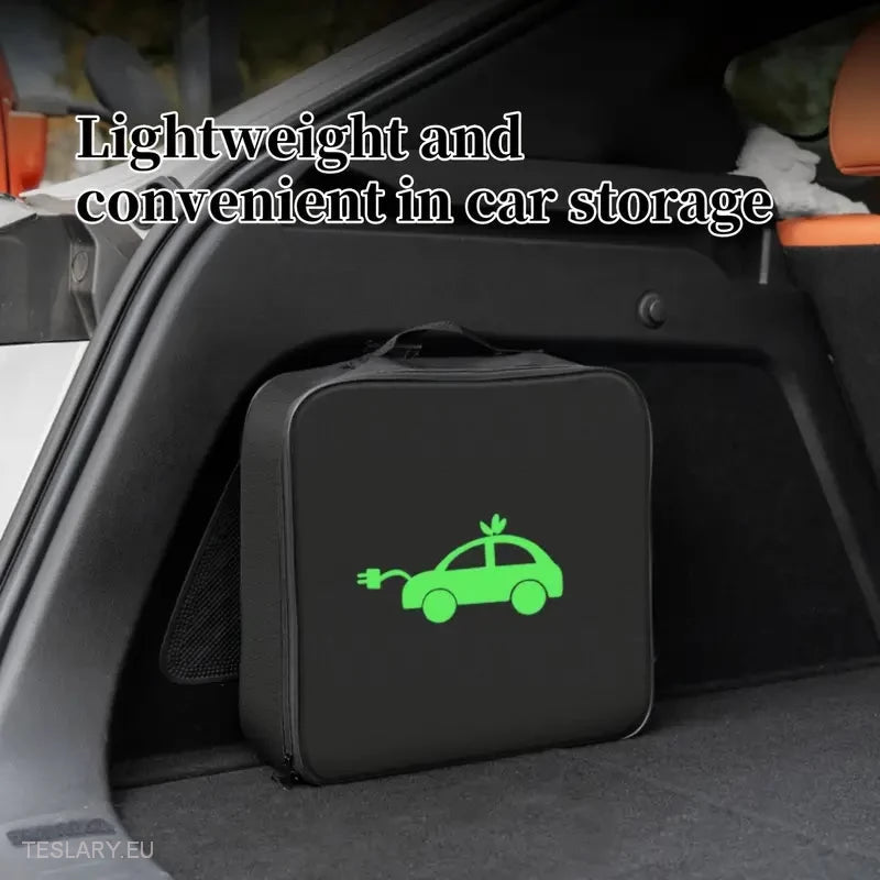 EV Cable Storage Bags Round , Square & Rectangular -TESLARY.IE Tesla Shop Europe