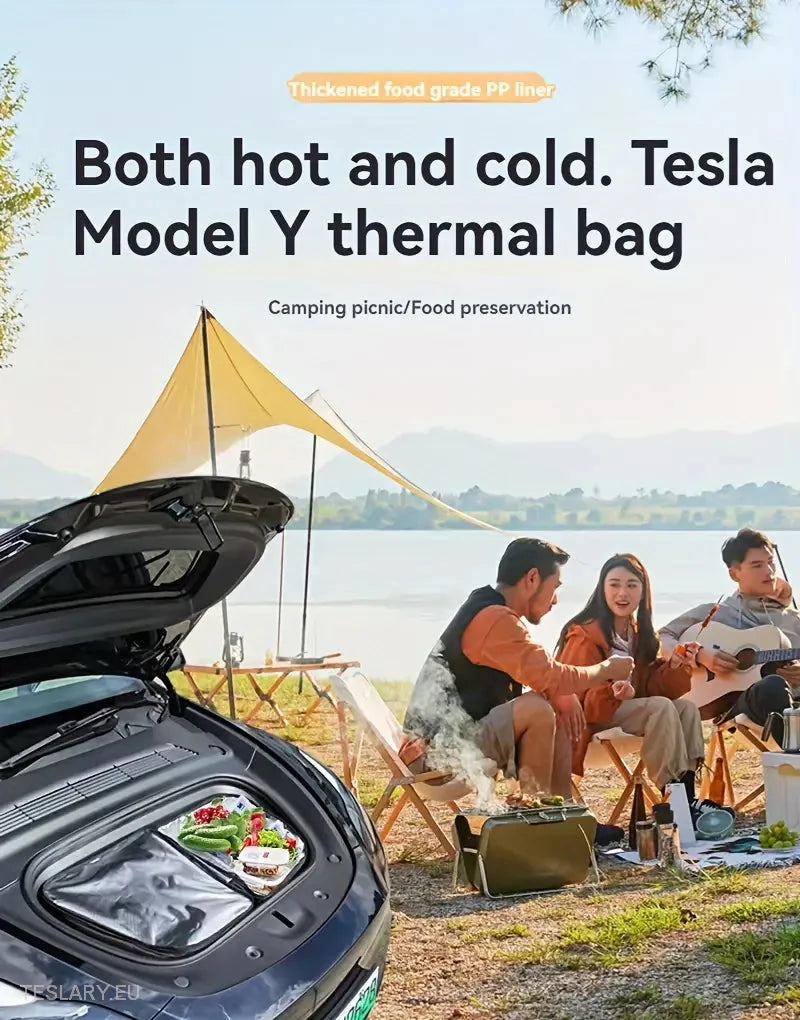 Frunk Storage / Cooler Bags & Organiser for Tesla 3/Y -TESLARY.IE Tesla Shop Europe