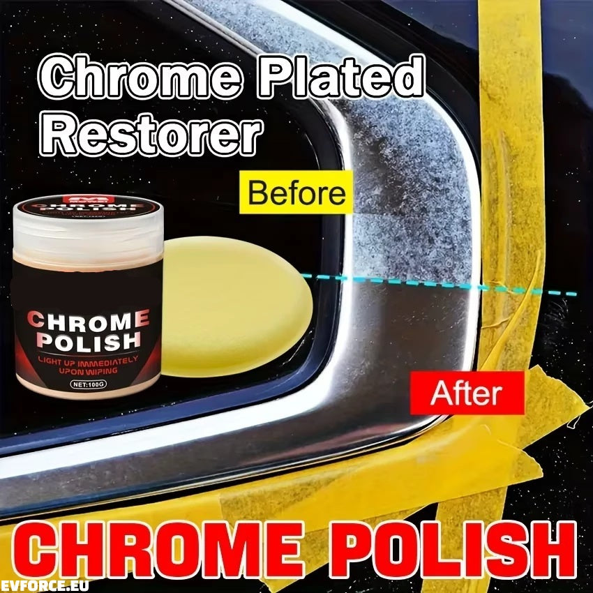 Multi-Purpose Chrome Restoration Polish 100gms 6 -TESLARY.IE Tesla Shop Europe