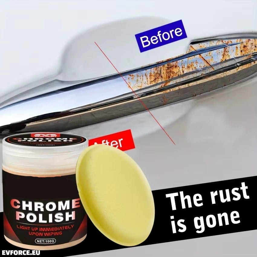 Multi-Purpose Chrome Restoration Polish 100gms 8 -TESLARY.IE Tesla Shop Europe