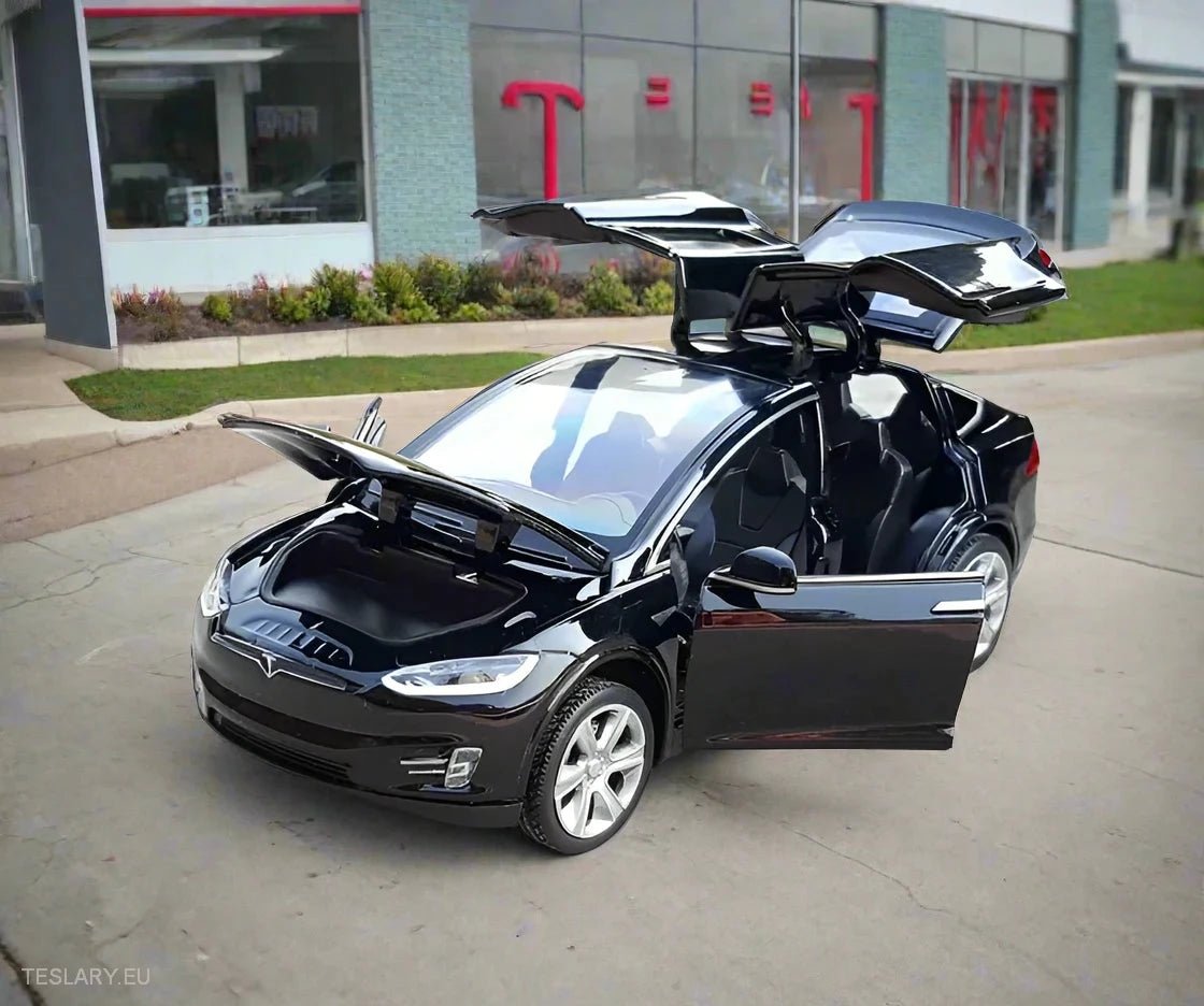 Tesla Model Model X  1:32 Unofficial Version ( Black ) - Tesla Shop Europe - TESLARY.IE Ireland - France boutique- Deutschland Geschäft- España comercio - Nederland winkel- TESLARY.IE