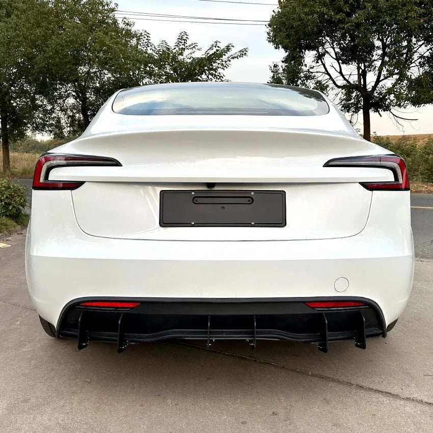 Tesla 3 Highland Rear Bumper Diffuser Body Kit -TESLARY.IE Tesla Shop Europe