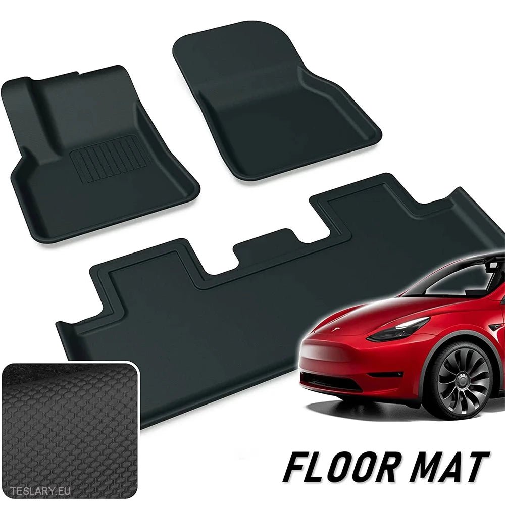 3D All Weather Floor Mats RHD for Tesla 3/Highland/Y -TESLARY.IE Tesla Shop Europe