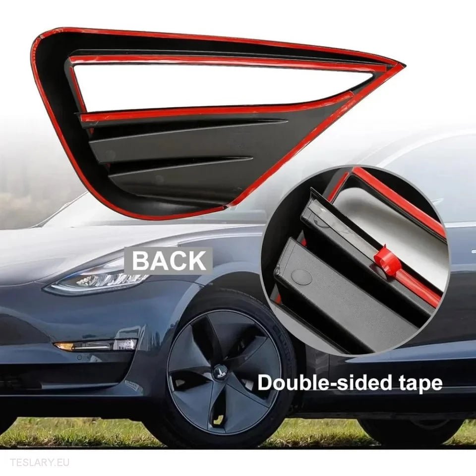 Tesla Y Front Fog Lights Spoiler ( PAIR ) - Tesla Shop Europe - TESLARY.IE Ireland - France boutique- Deutschland Geschäft- España comercio - Nederland winkel- TESLARY.IE