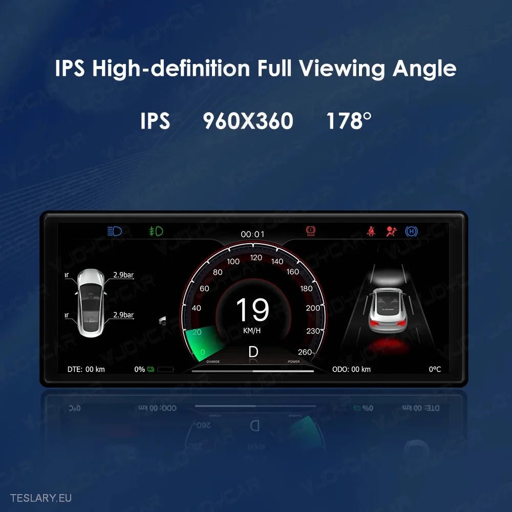 Tesla 3/Y Dash Instrument Cluster 6.2" Wide Multi Function -TESLARY.IE Tesla Shop Europe