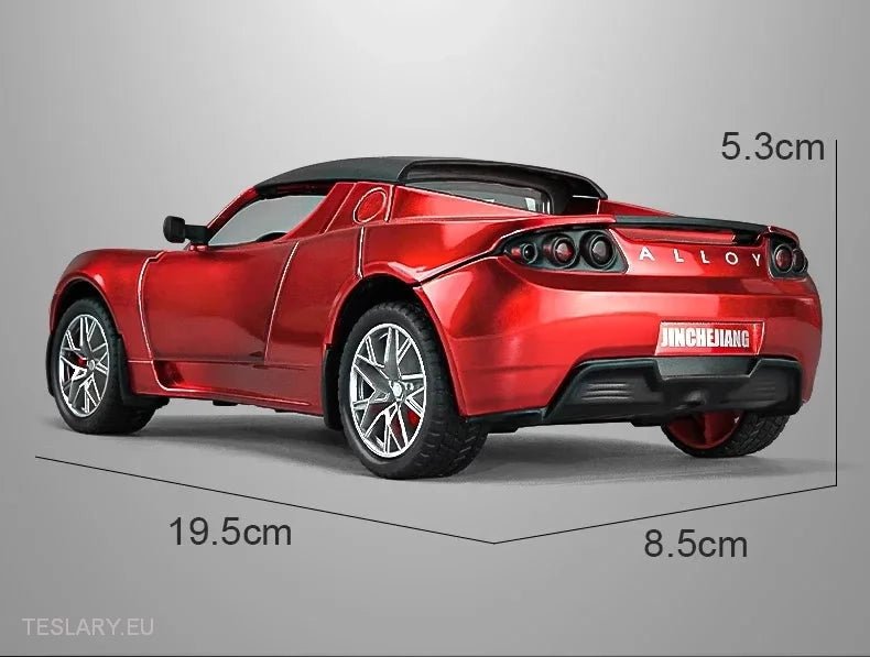 Original Tesla Roadster Model Car 2012  1:24 Unofficial Version -TESLARY.IE Tesla Shop Europe