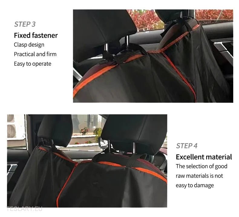 Dog Car Seat Cover for Back Seat Suitable for Tesla 3 , Y & S -TESLARY.IE Tesla Shop Europe