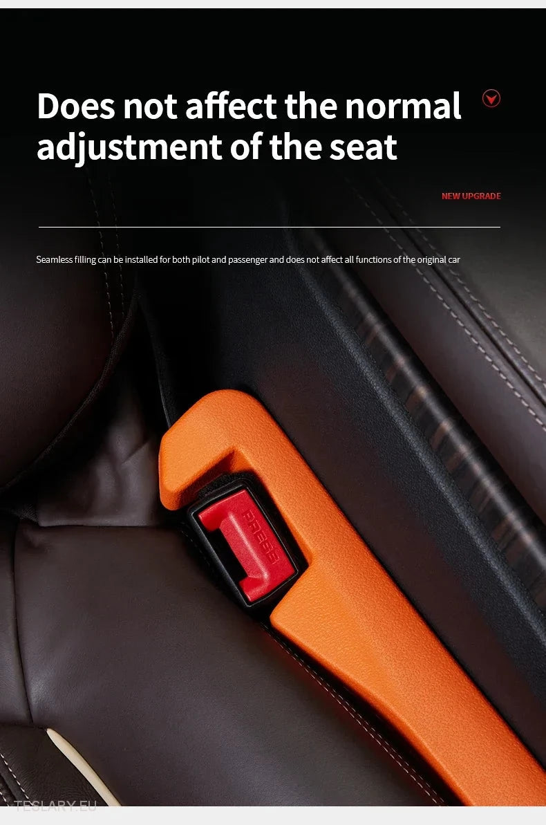 Seat Gap Filler for Tesla Model 3 , Y & S with Logo -TESLARY.IE Tesla Shop Europe