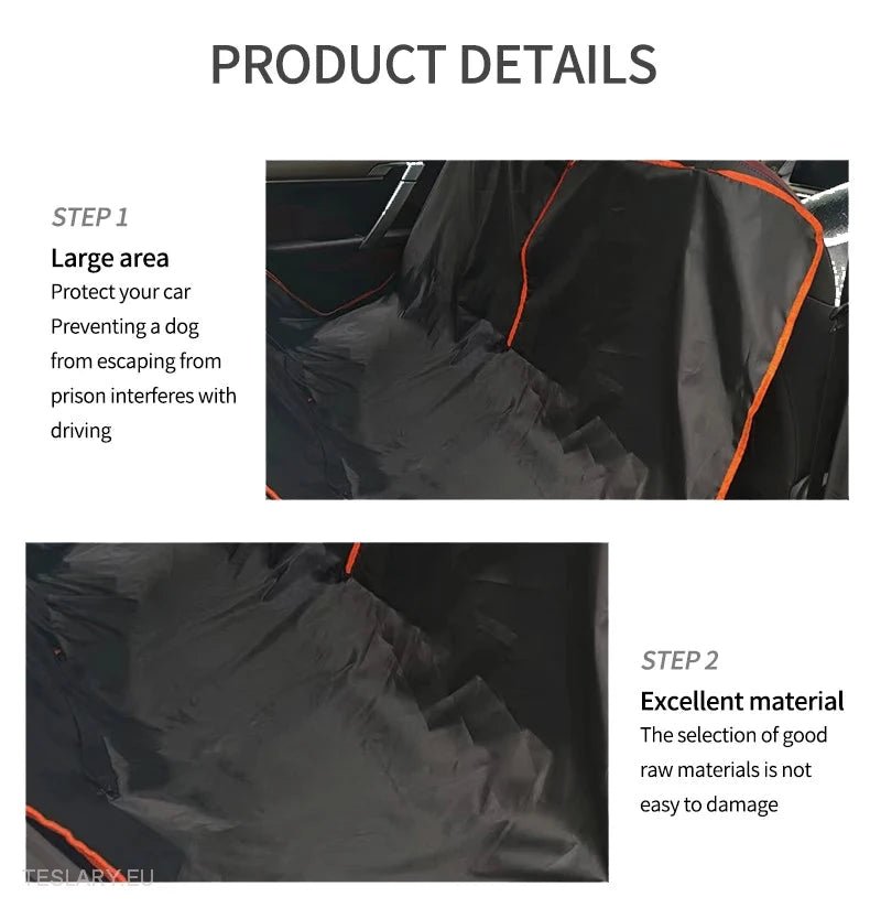 Dog Car Seat Cover for Back Seat Suitable for Tesla 3 , Y & S -TESLARY.IE Tesla Shop Europe