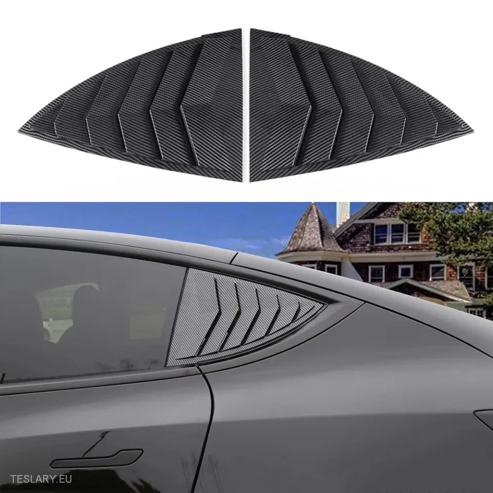 Tesla Sports Style Rear Side Windows Splitter/Spoiler ( 2 Pieces ) - Tesla Shop Europe - TESLARY.IE Ireland - France boutique- Deutschland Geschäft- España comercio - Nederland winkel- TESLARY.IE