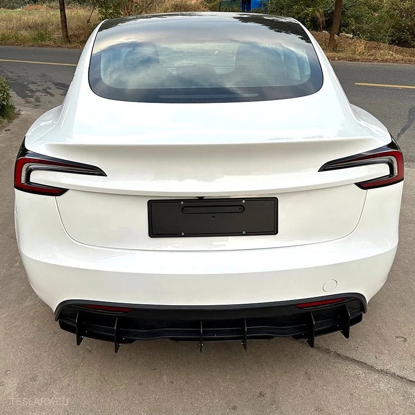 Tesla 3 Highland Rear Bumper Diffuser Body Kit -TESLARY.IE Tesla Shop Europe