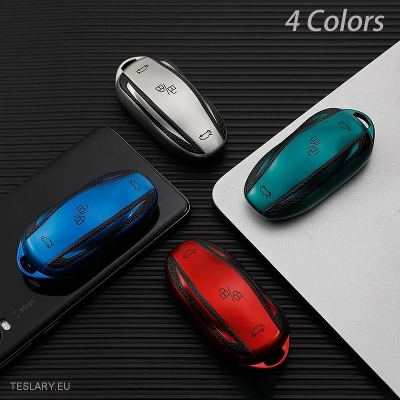 Tesla Style Smart Control Key Protective Cover - Tesla Shop Europe - TESLARY.IE Ireland - France boutique- Deutschland Geschäft- España comercio - Nederland winkel- TESLARY.IE