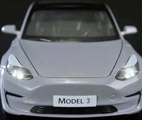 Tesla 3 Model Car 1:24 Diecast Model Car -TESLARY.IE Tesla Shop Europe