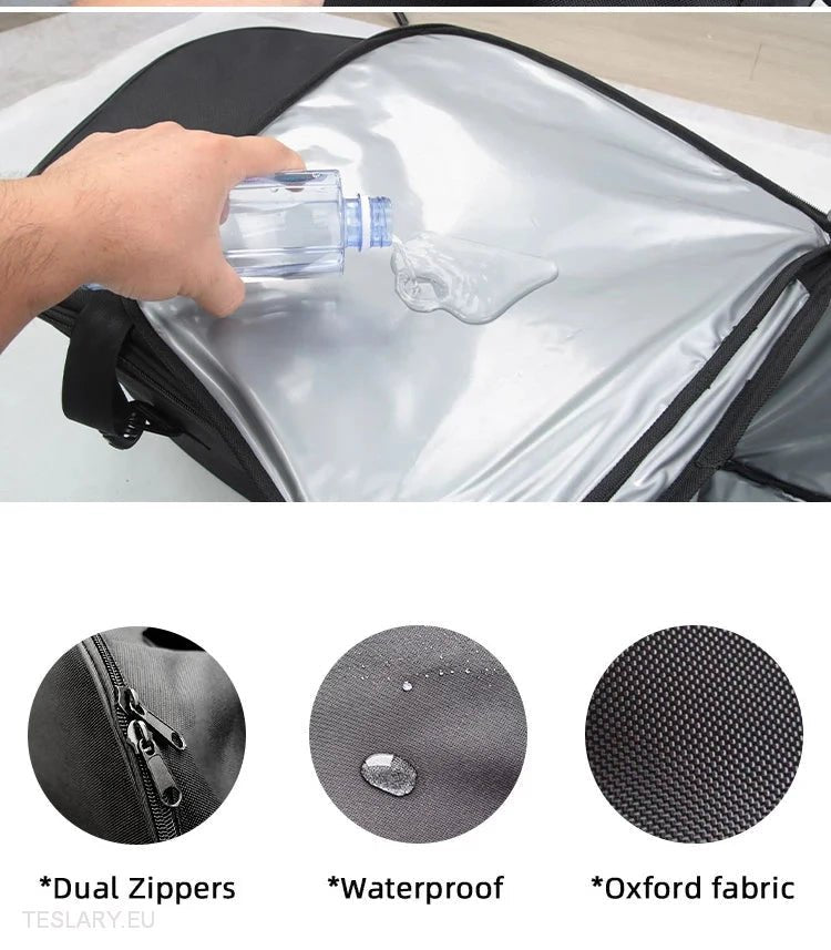 Frunk Storage / Cooler Bags & Organiser for Tesla 3/Y -TESLARY.IE Tesla Shop Europe