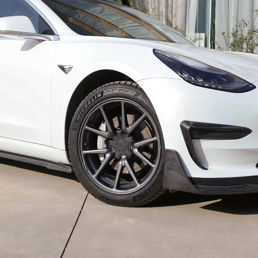 Tesla 3 - Five Claw Centre Caps for Original Alloy Wheels -TESLARY.IE Tesla Shop Europe