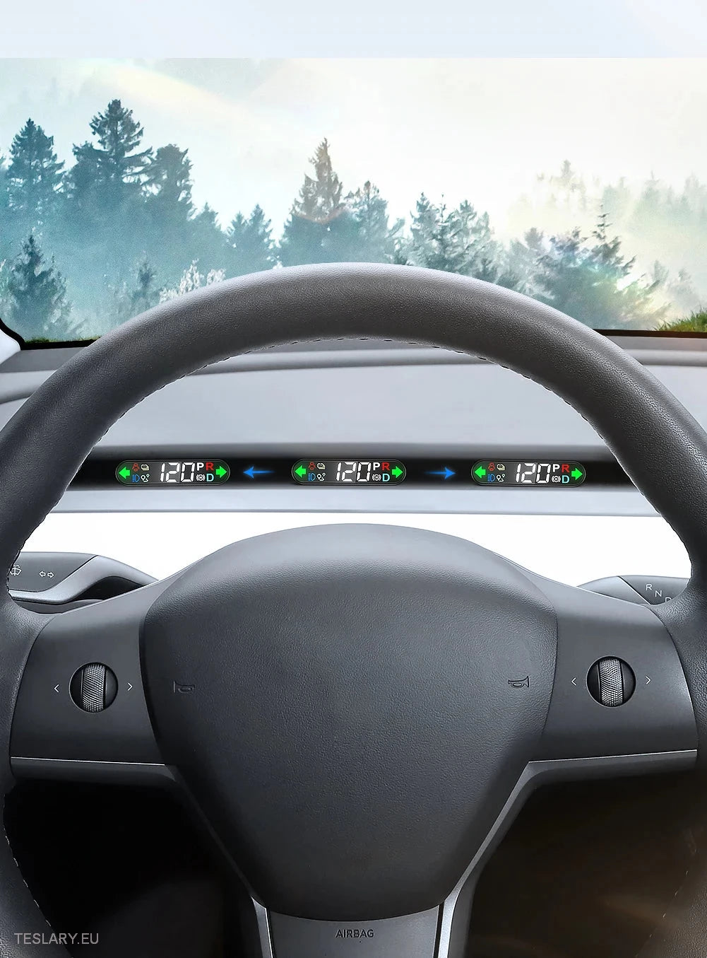 Tesla 3/Y Speed Meter Heads Up Display -TESLARY.IE Tesla Shop Europe