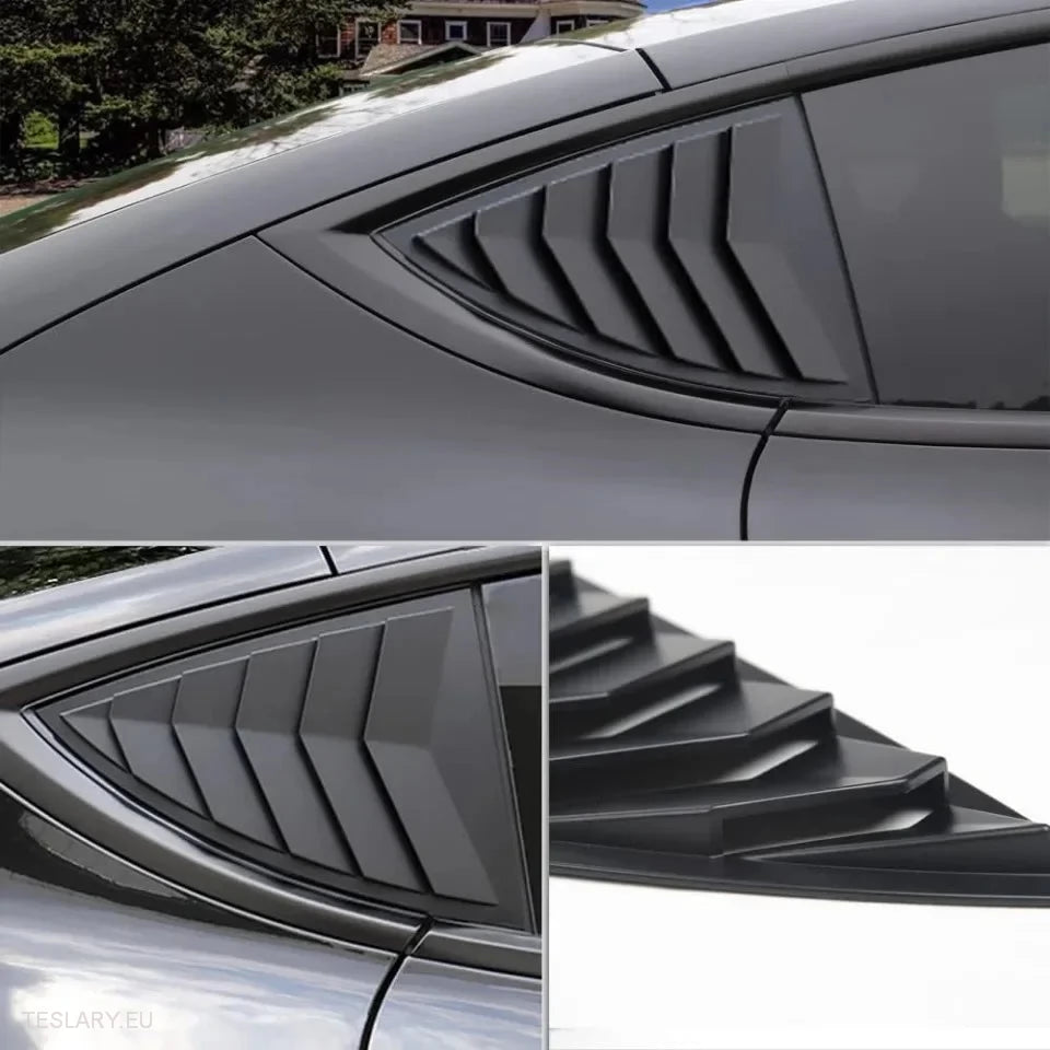 Tesla Sports Style Rear Side Windows Splitter/Spoiler ( 2 Pieces ) - Tesla Shop Europe - TESLARY.IE Ireland - France boutique- Deutschland Geschäft- España comercio - Nederland winkel- TESLARY.IE