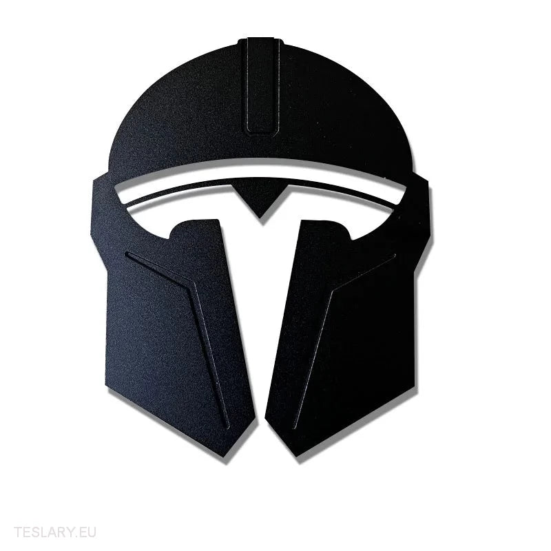 Tesla 3/Y Mandalorian Emblem Helmet Logo Design -TESLARY.IE Tesla Shop Europe