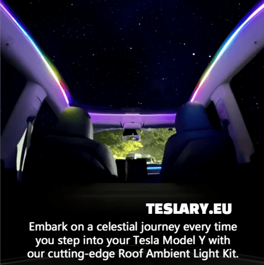 Tesla Modelo Y LED LED ILUMINAÇÃO DE TELHO