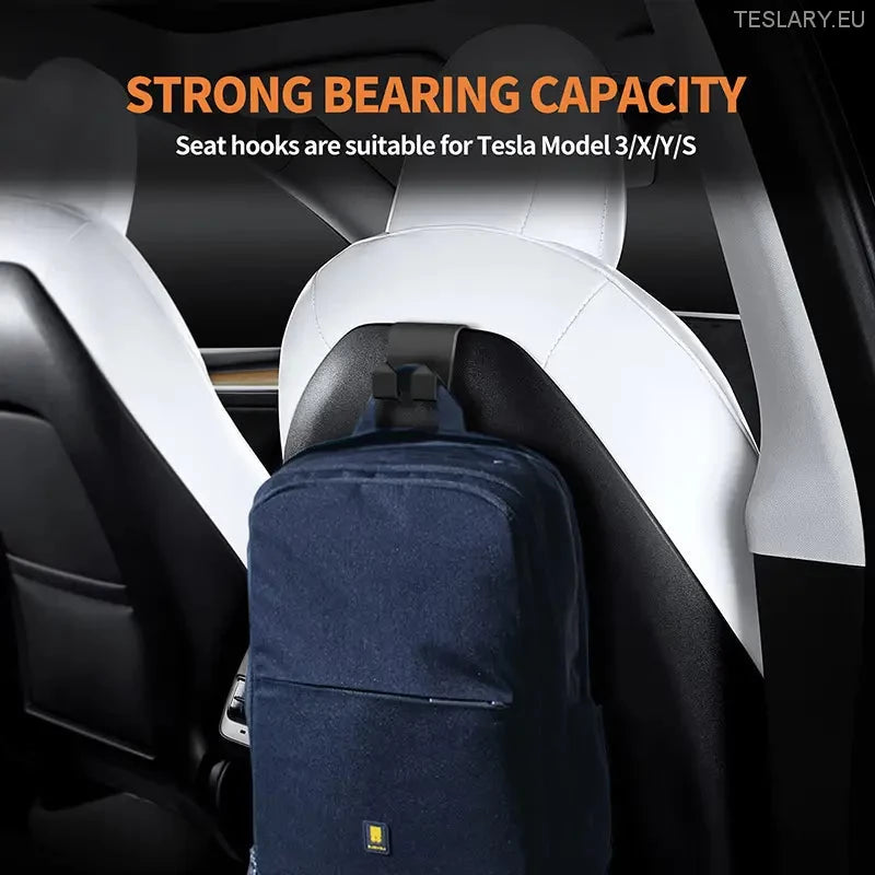 Front Seat Storage Hooks for Tesla Models 3 Y S X