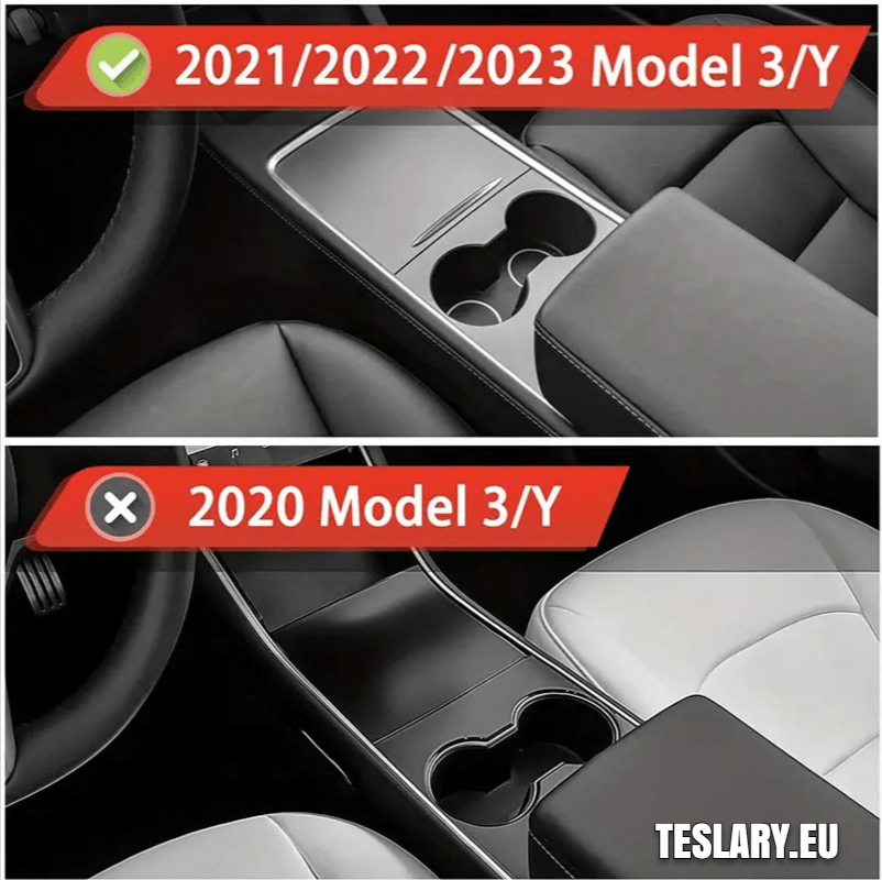 Acessórios Tesla Modelo 3 / Y 3 Bandejas dianteiras e traseiras e armazenamento oculto