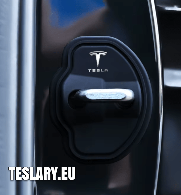 Tesla Model 3/3+ Highland & Y Silikonowe zabezpieczenie drzwi z logo